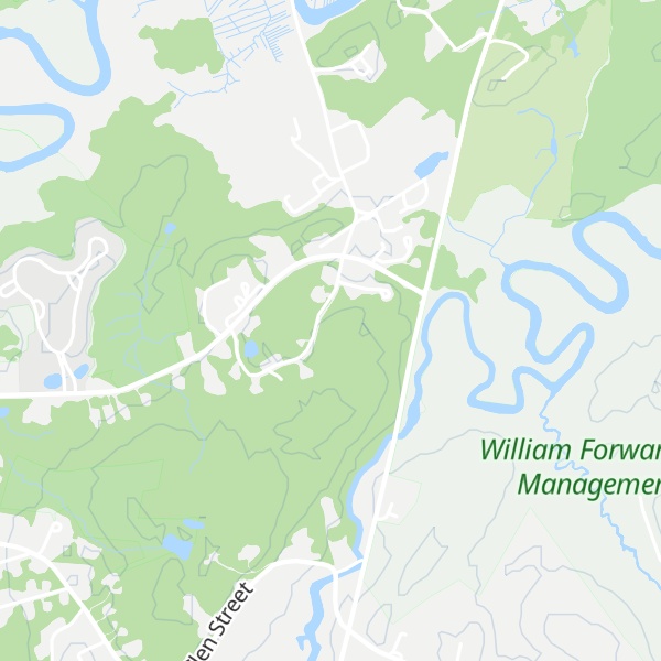 Map of Sunset Hill