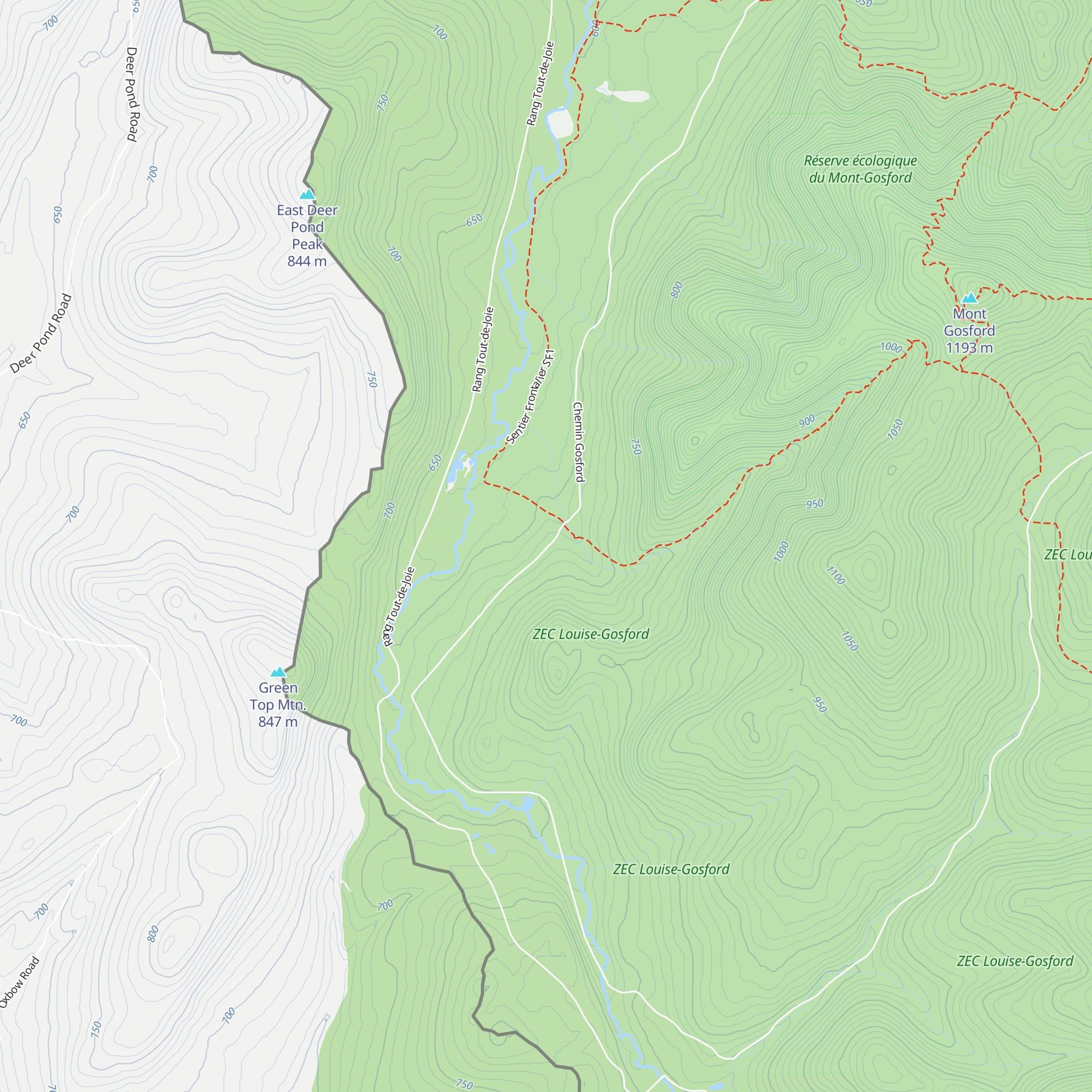 Refuge Rose-Délima map