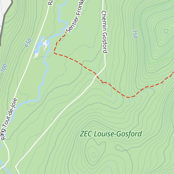 Map of Refuge Rose-Délima