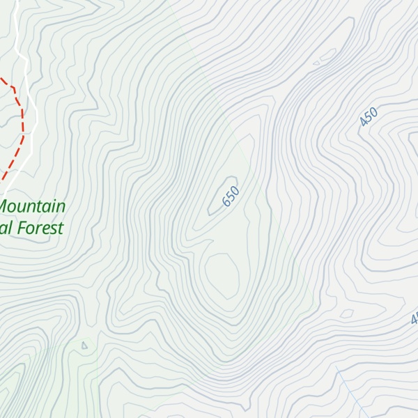 Map of Tyler Mountain