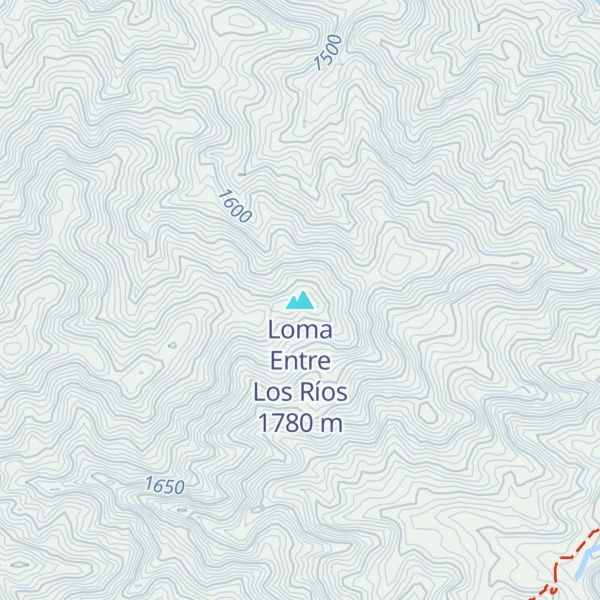 Map of Loma Entre Los Ríos
