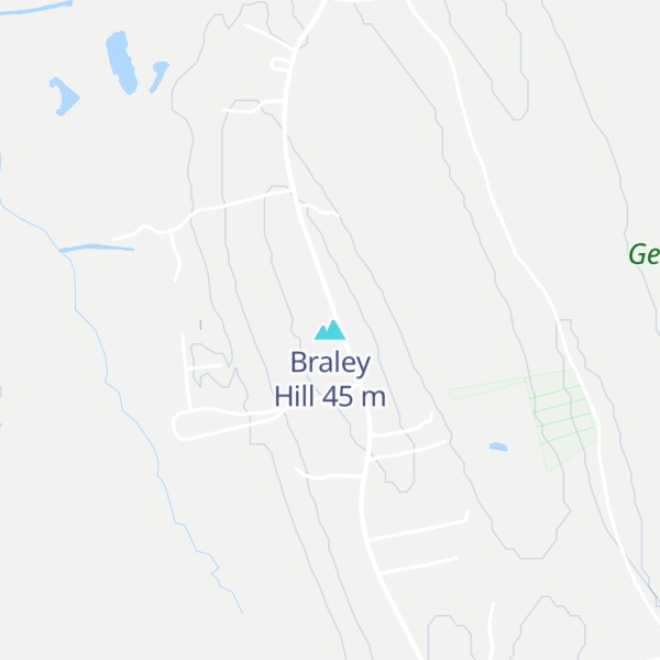 Map of Braley Hill