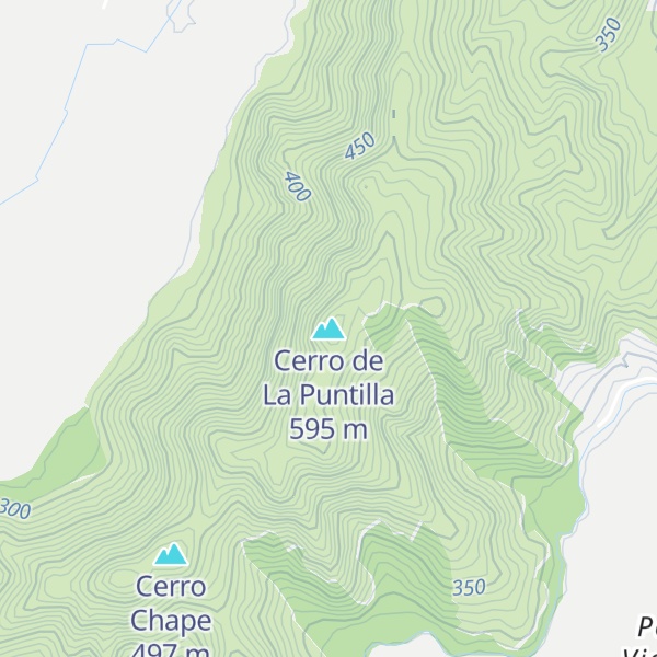Map of Cerro de La Puntilla