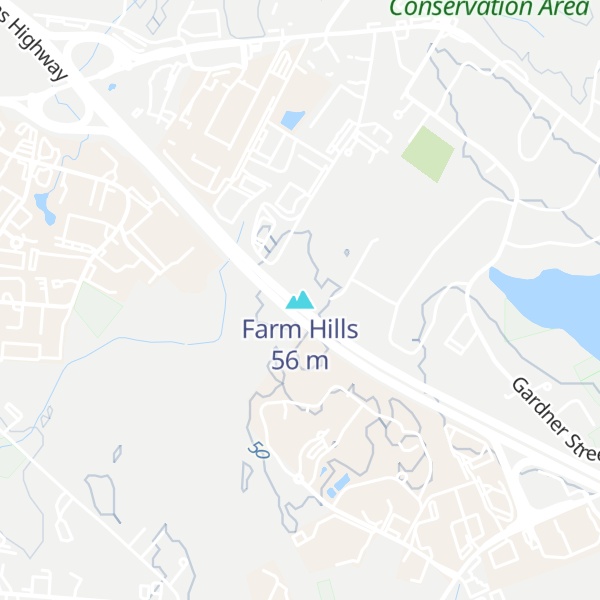 Map of Farm Hills