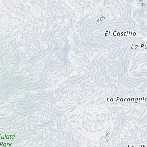 Map of Topo Parángula