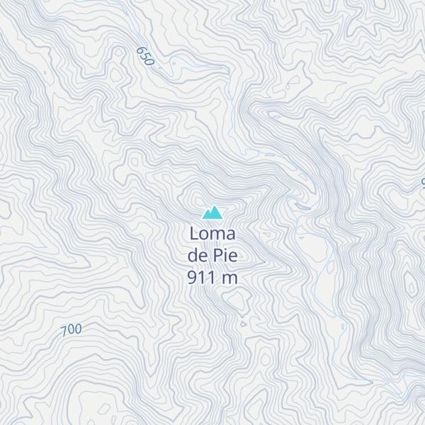 Map of Loma de Pie