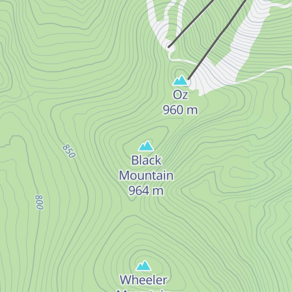Map of Black Mountain