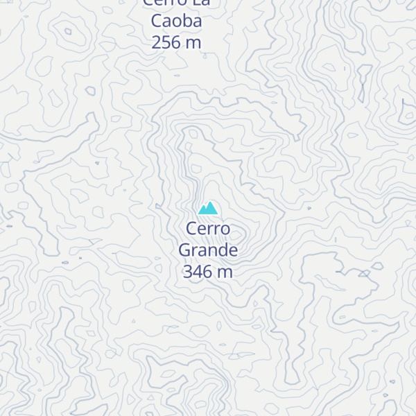 Map of Cerro Grande