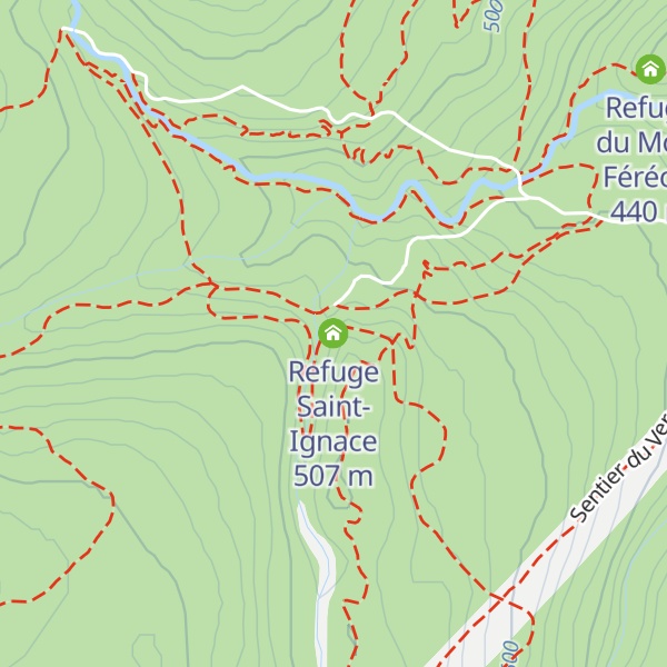 Map of Refuge Saint-Ignace
