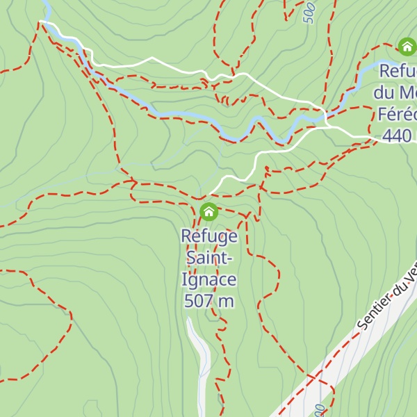 Map of Refuge St-Ignace