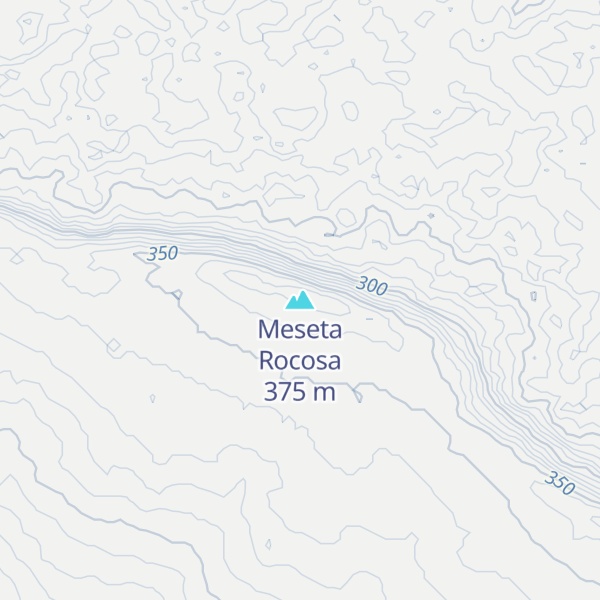 Map of Meseta Rocosa