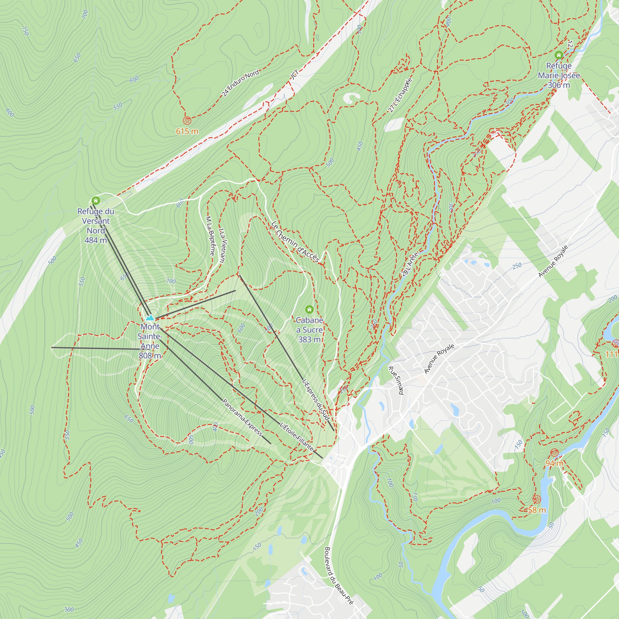 Cabane a Sucre map