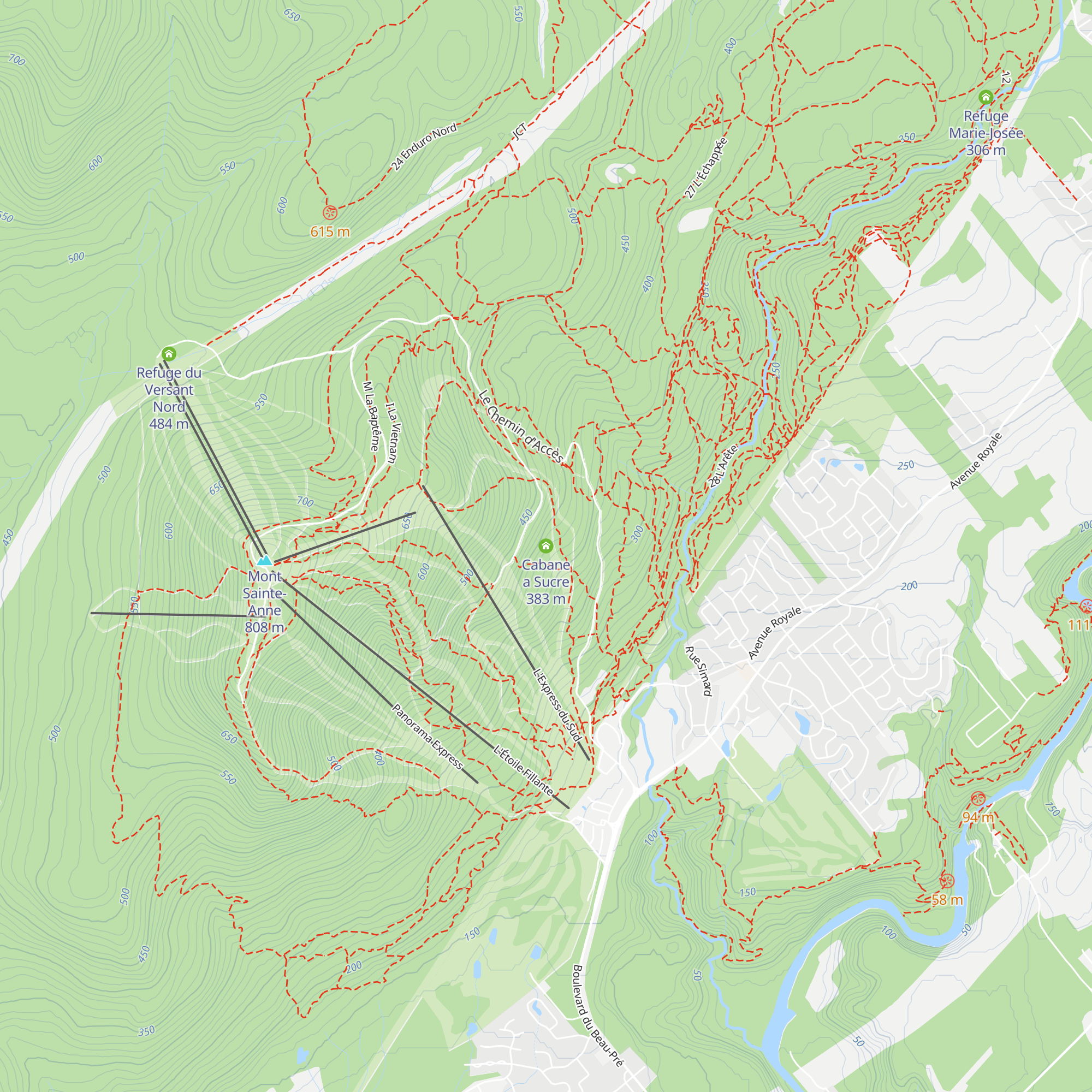Cabane a Sucre map