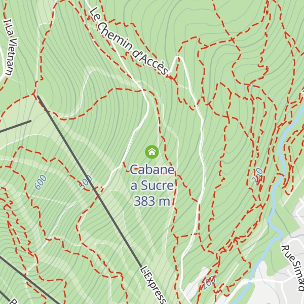 Map of Cabane a Sucre