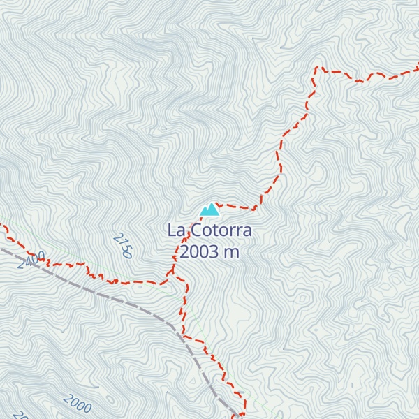 Map of La Cotorra