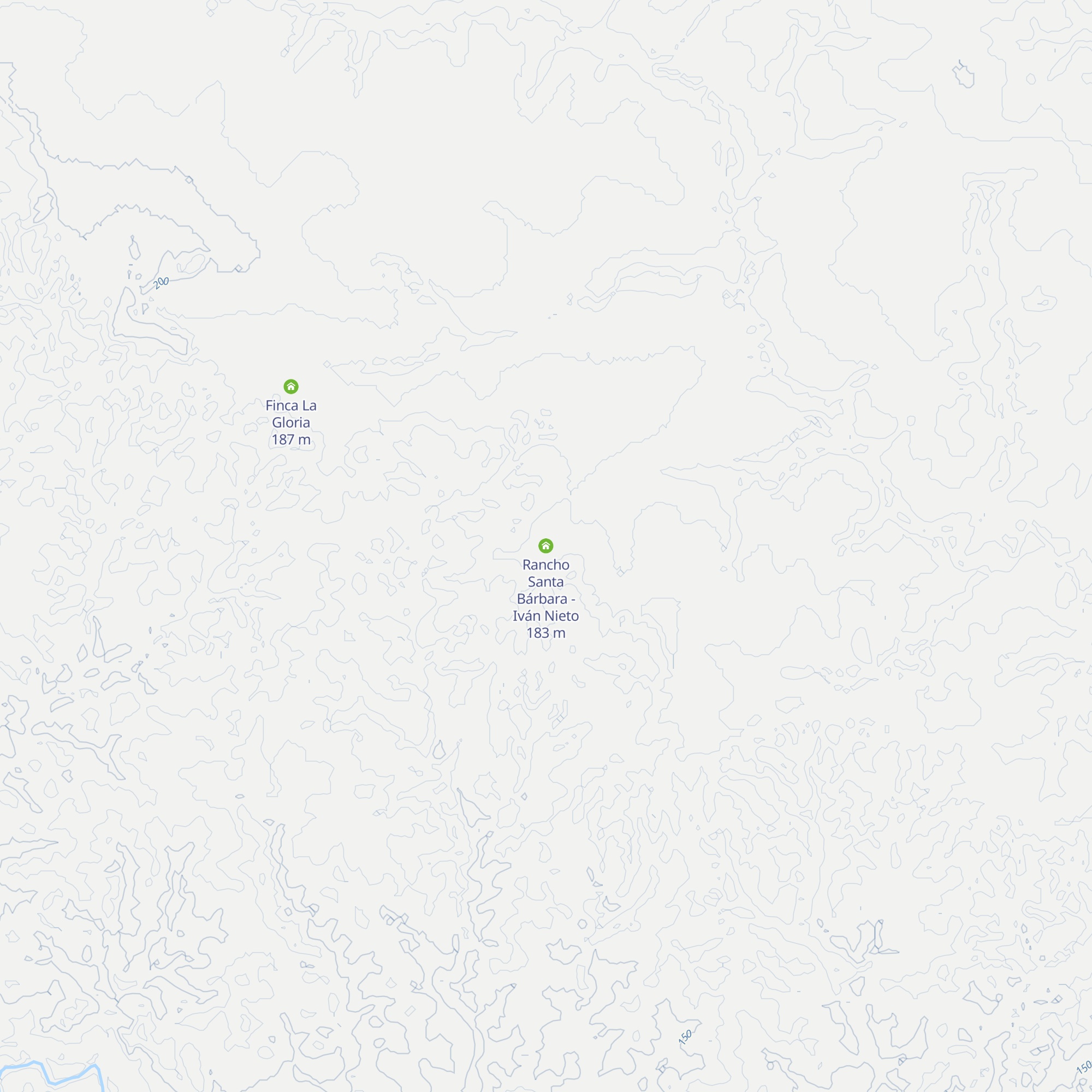 Rancho Santa Bárbara - Iván Nieto map
