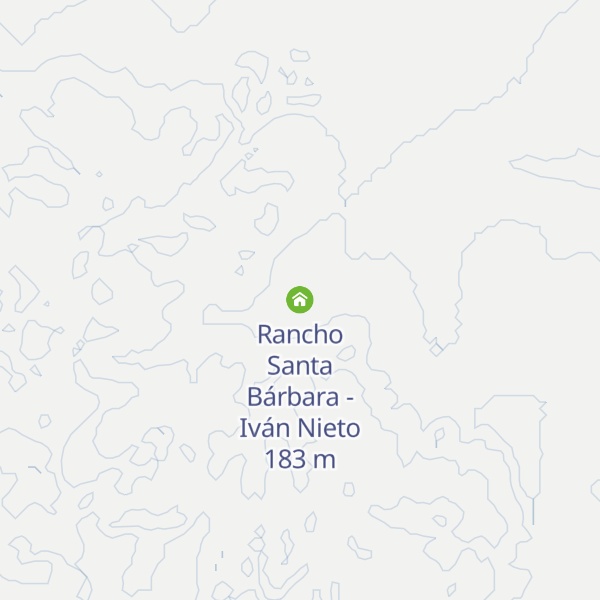 Map of Rancho Santa Bárbara - Iván Nieto