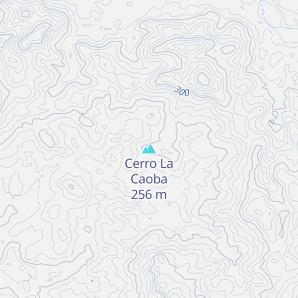 Map of Cerro La Caoba