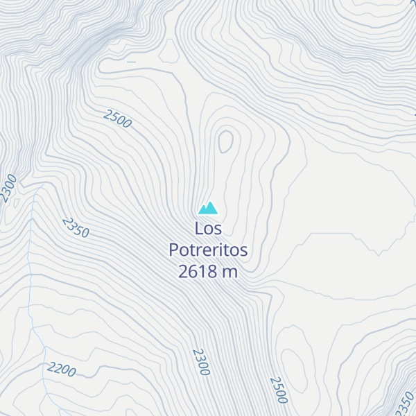 Map of Los Potreritos
