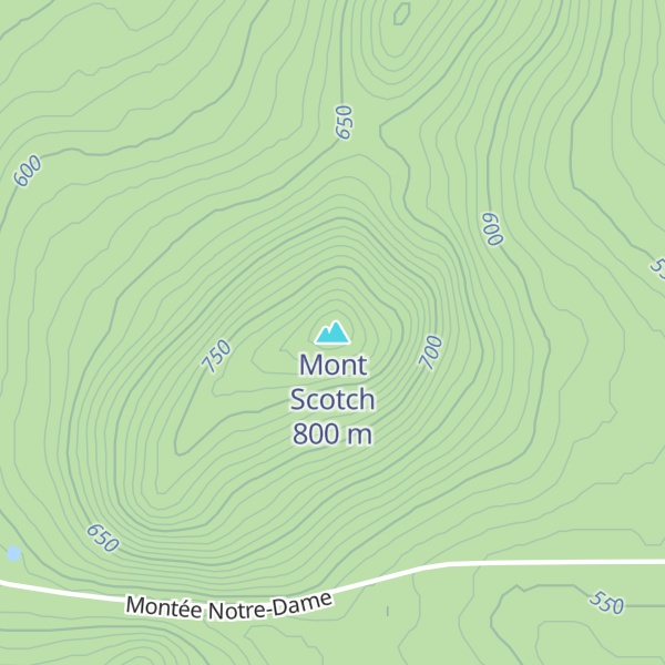 Map of Mont Scotch