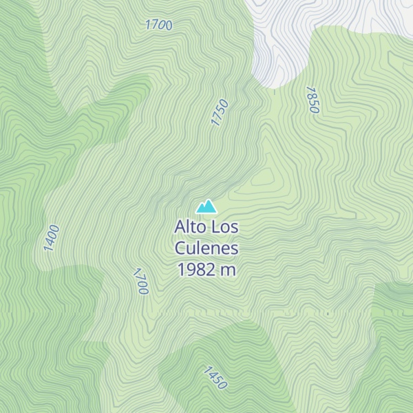 Map of Alto Los Culenes