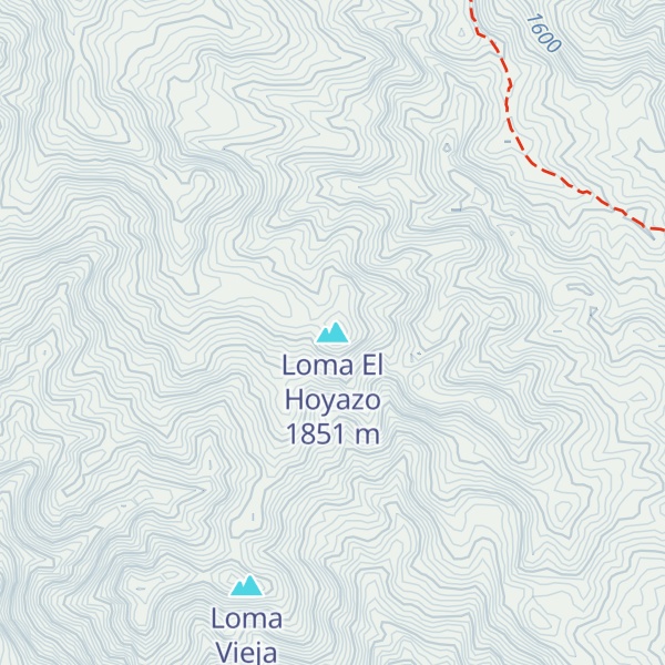 Map of Loma El Hoyazo