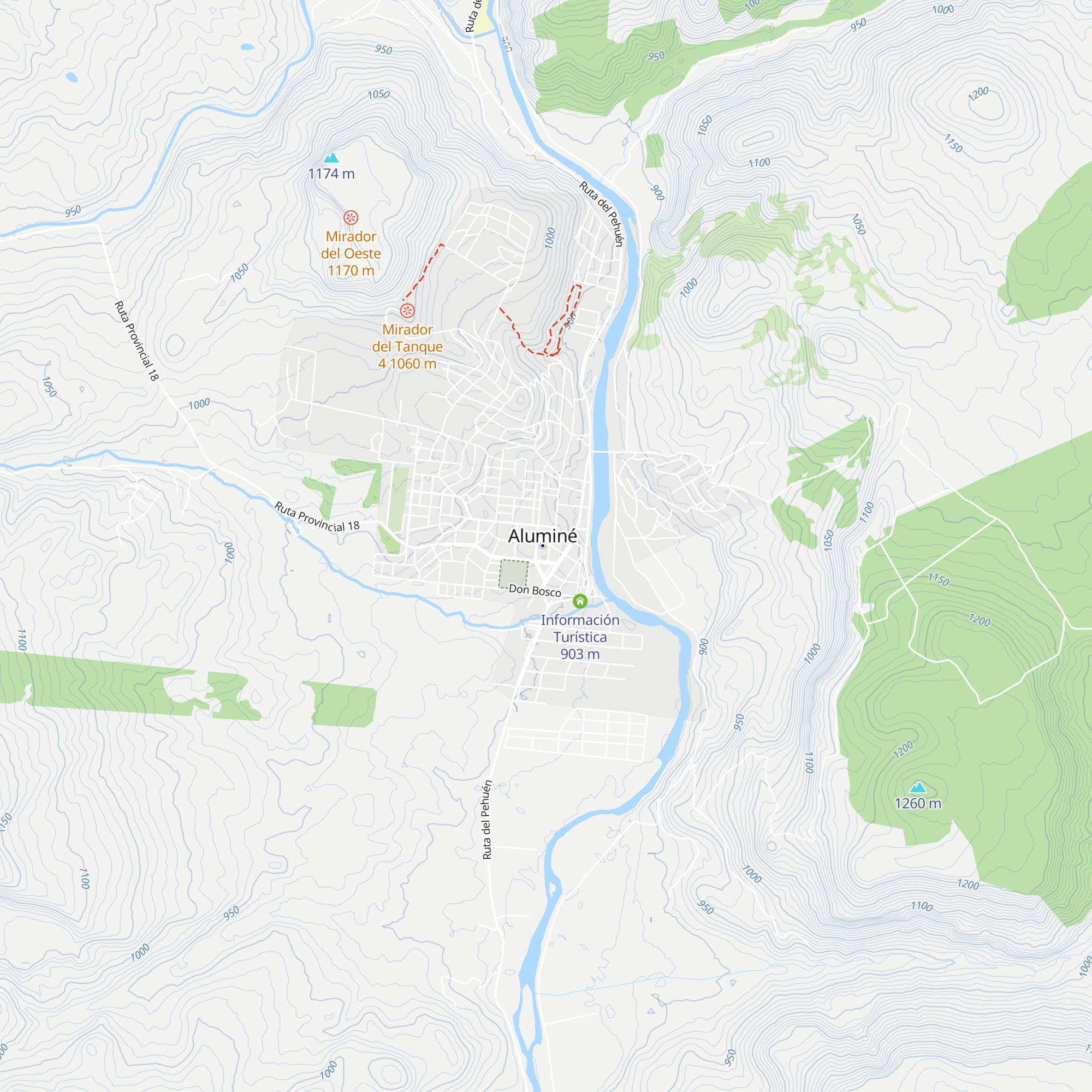 Informes Turísticos map