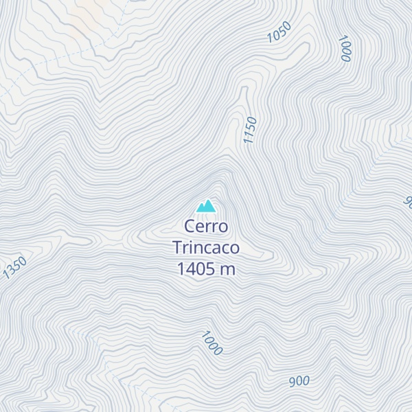 Map of Cerro Trincaco