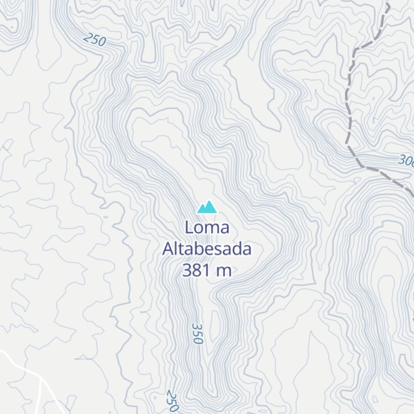Map of Loma Altabesada