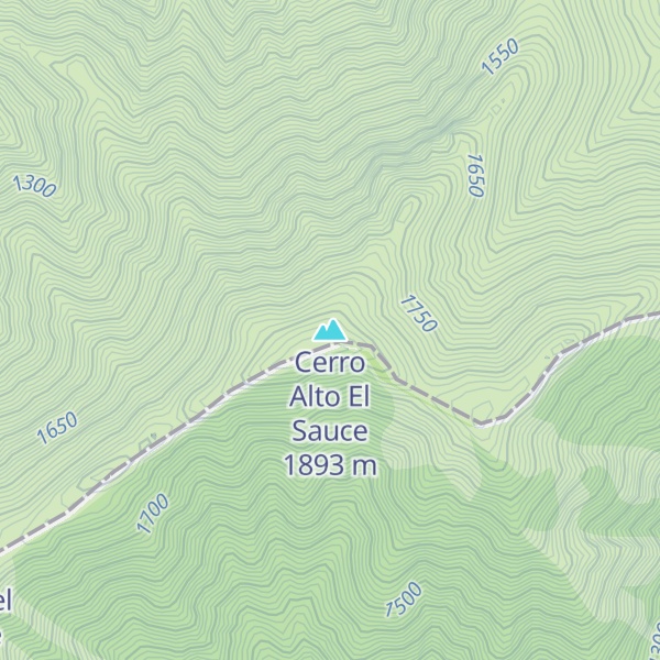 Map of Cerro Alto El Sauce