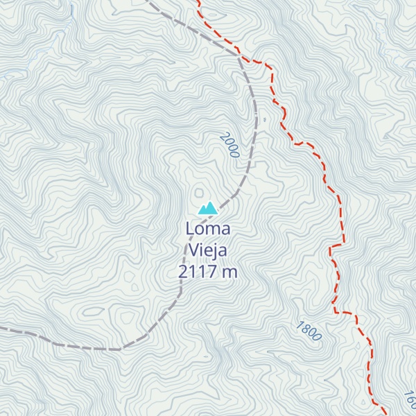 Map of Loma Vieja