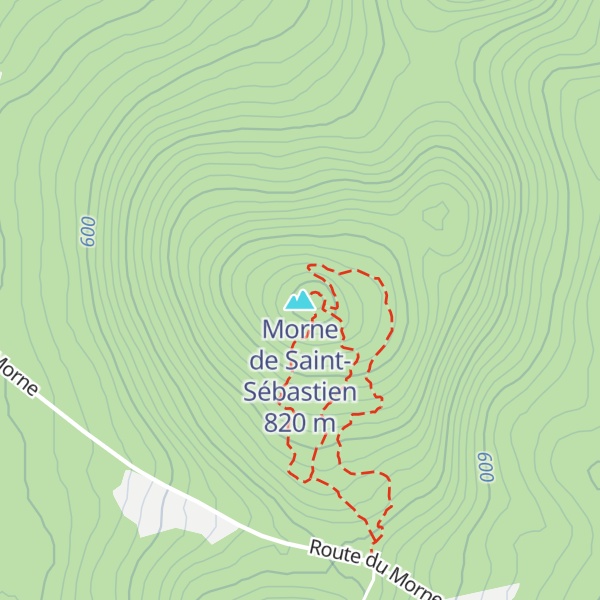 Map of Morne de Saint-Sébastien