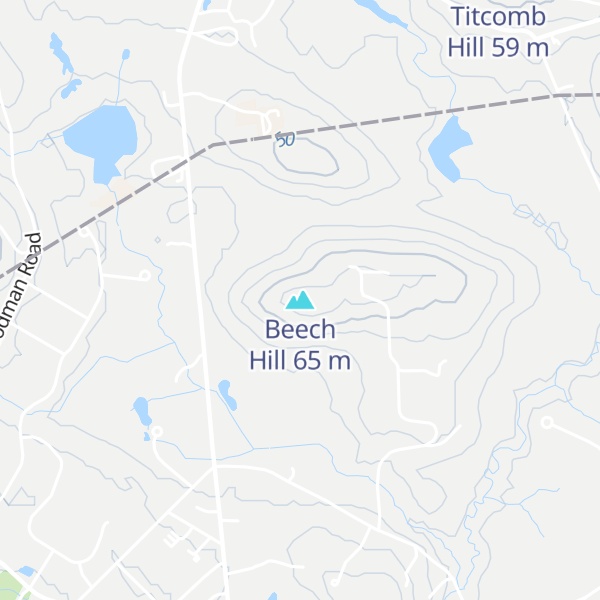 Map of Beech Hill