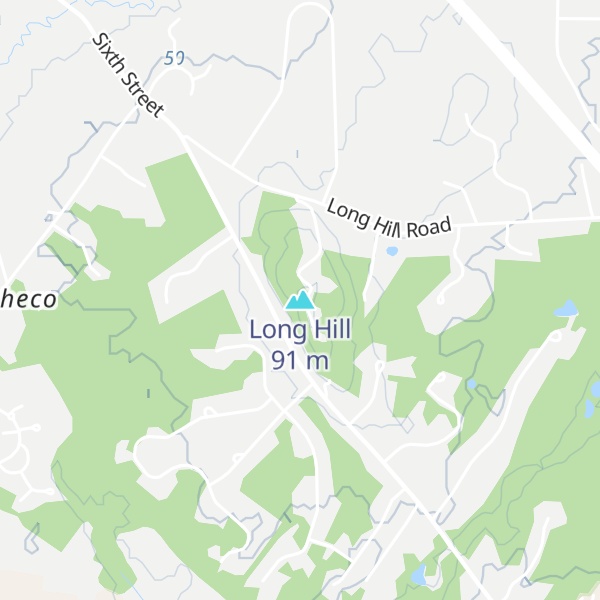 Map of Long Hill