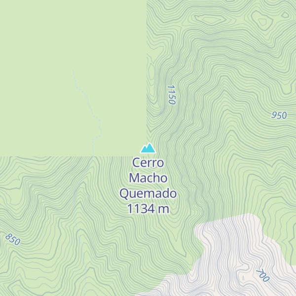 Map of Cerro Macho Quemado