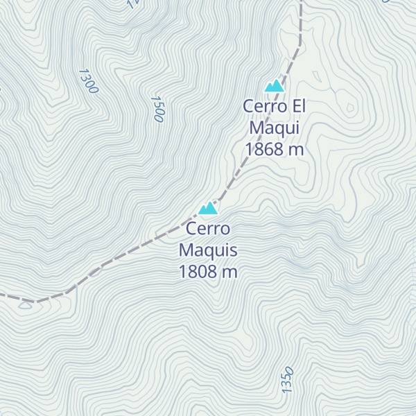 Map of Cerro Maquis