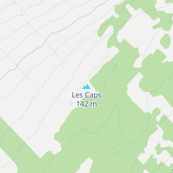 Map of Les Caps