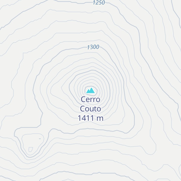 Map of Cerro Couto