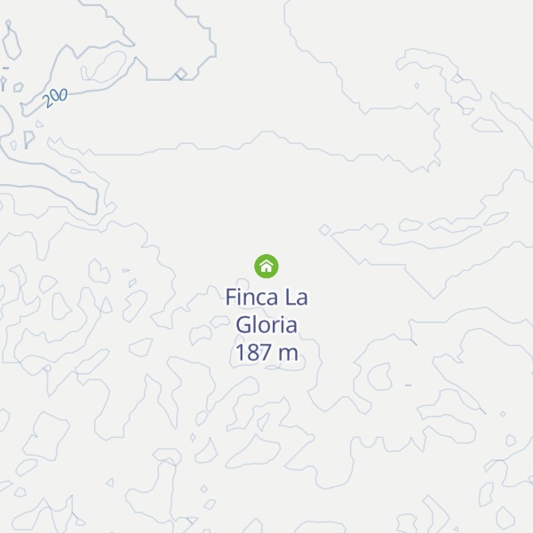 Map of Finca La Gloria