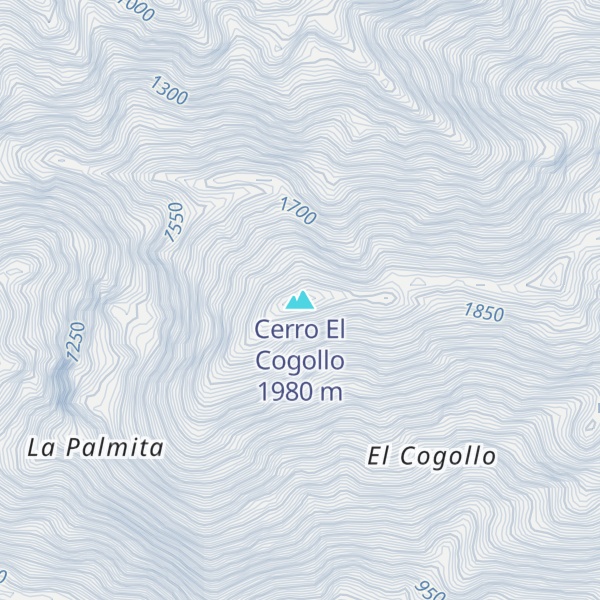 Map of Cerro El Cogollo