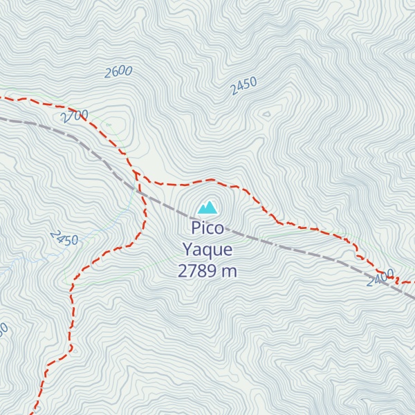 Map of Pico Yaque