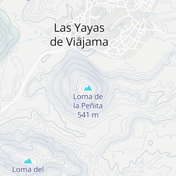 Map of Loma de la Peñita