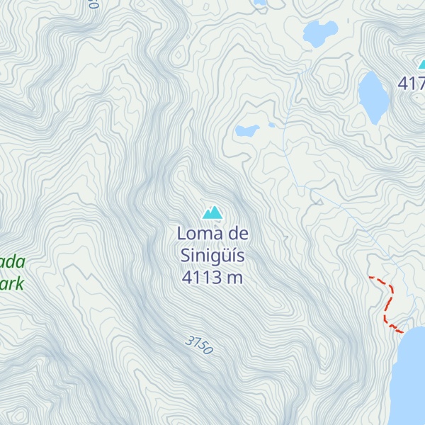 Map of Loma de Sinigüís