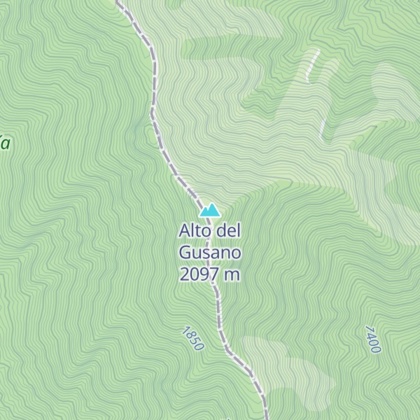 Map of Alto del Gusano