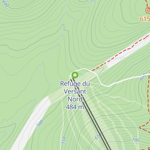 Map of Refuge du Versant Nord