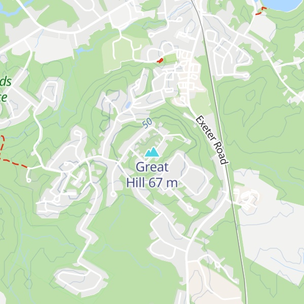 Map of Great Hill