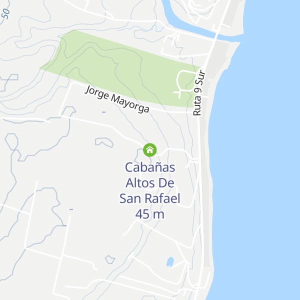 Map of Cabañas Altos De San Rafael