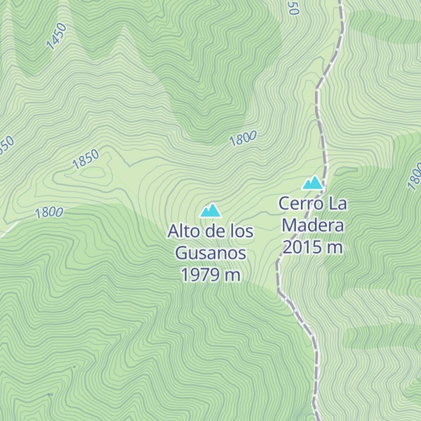 Map of Alto de los Gusanos