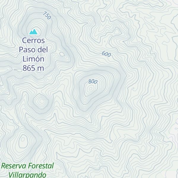 Map of Loma de Oro