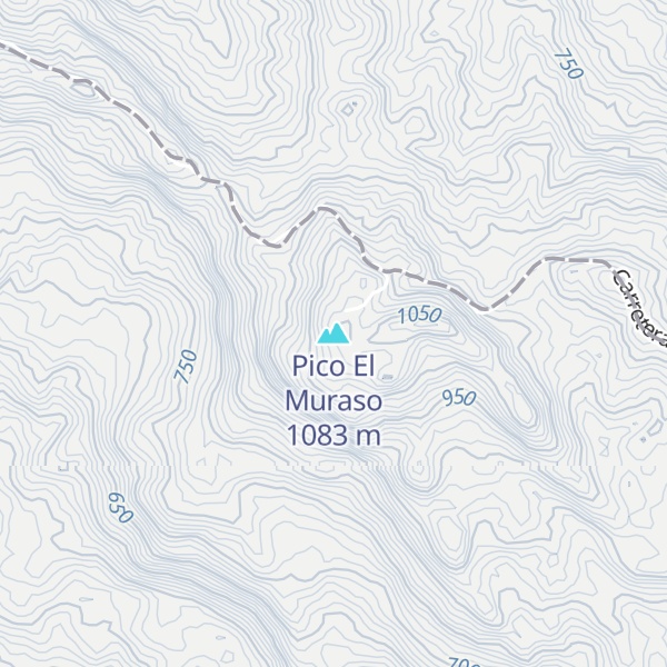 Map of Pico El Muraso